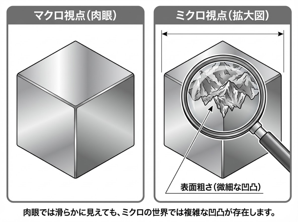 表面粗さの基本概念図