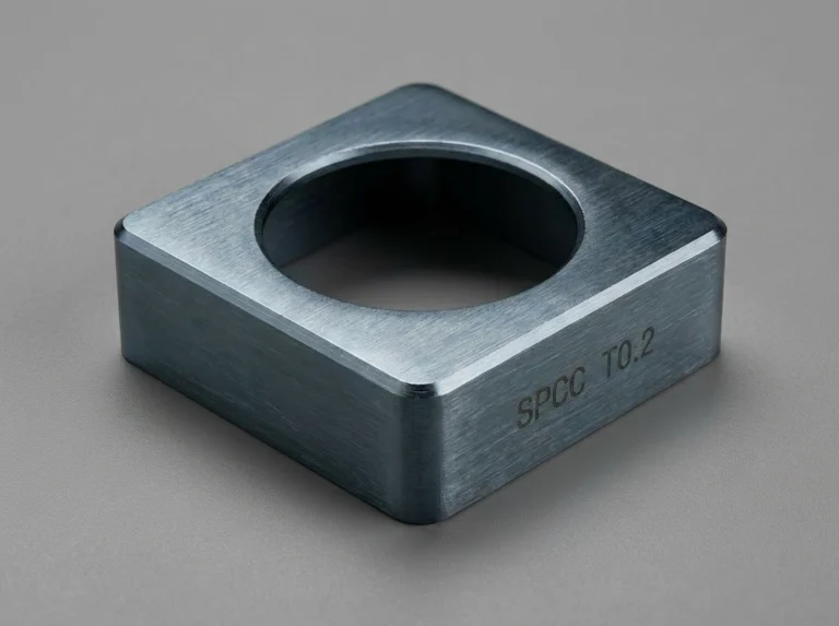 SPCC絞り品の全周バリ取り｜薄板変形ゼロ・10µm精密バリ管理の回転バレル研磨事例