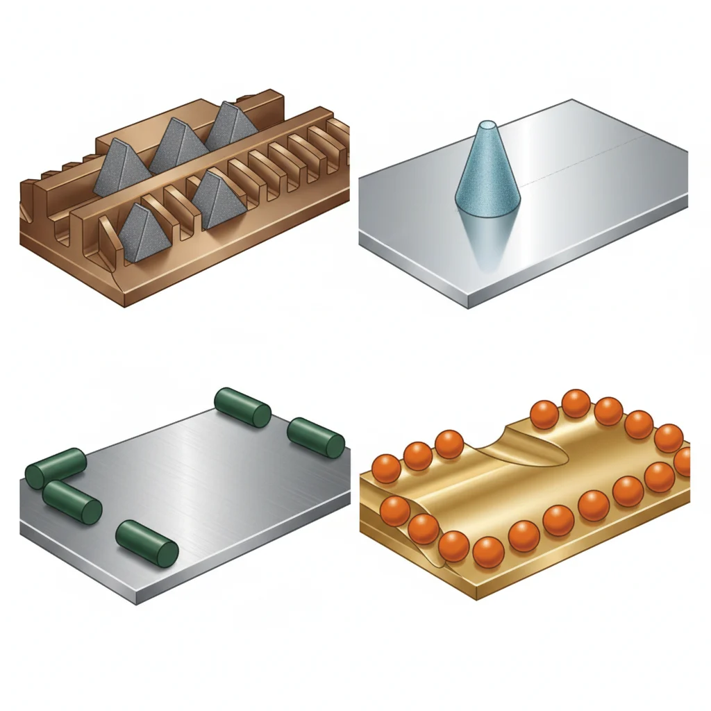 メディアの形状と用途の関係を示すイラスト